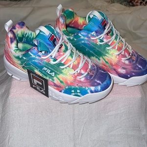 Brand New!!! Multi-Colored Women’s Fila Sneakers! Size 6 1/2